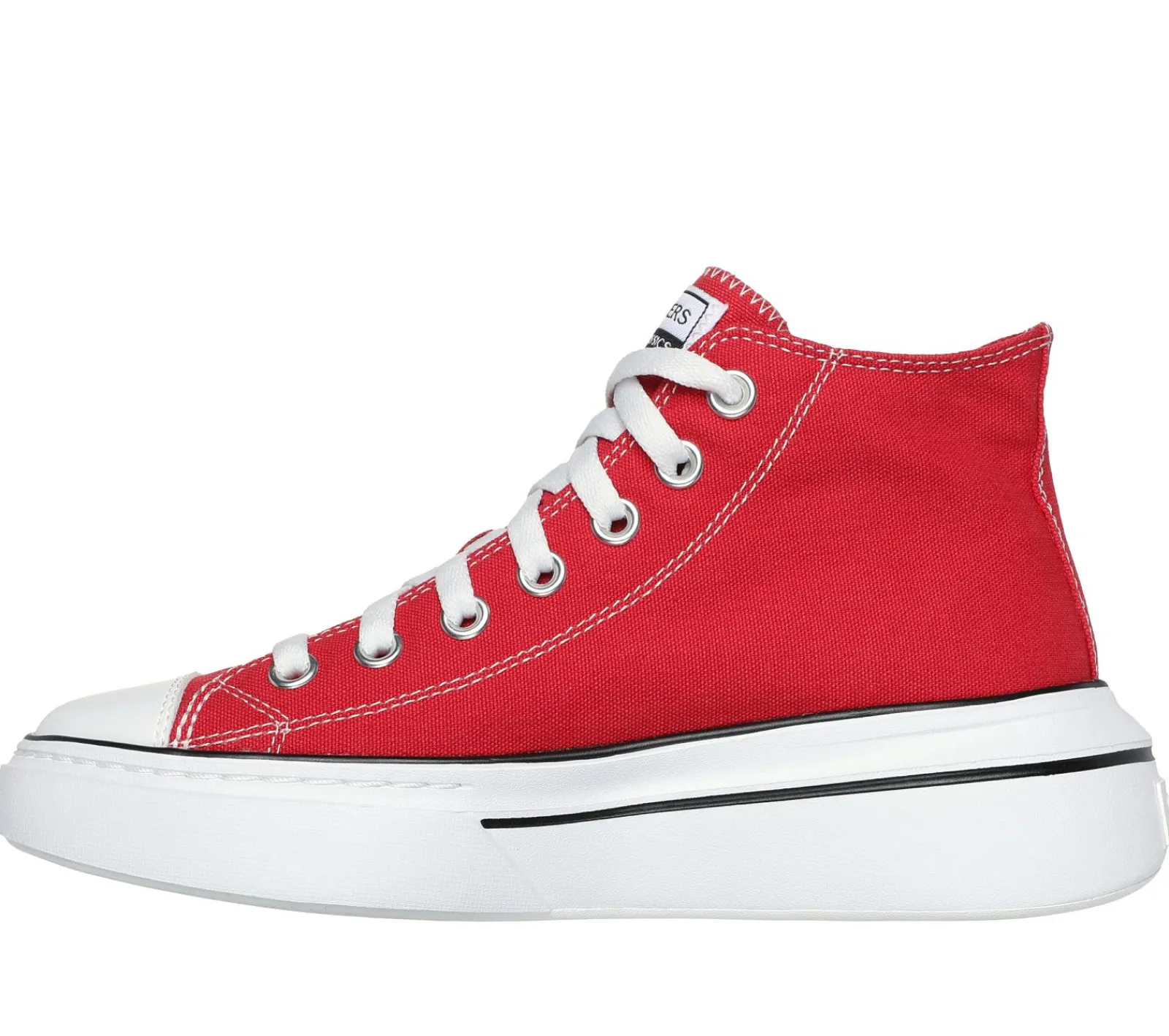 Canvas Shoes|Com Atacadores-SKECHERS Cordova Classic - Top Tier VERMELHO / BRANCO