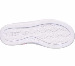 Sapatilhas-SKECHERS Court High - Shine Kicks BRANCO / ROSA