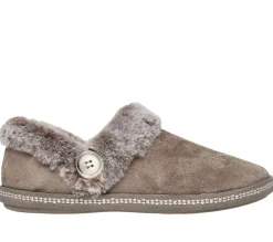 Slippers-SKECHERS Cozy Campfire - Fresh Toast TAUPE ESCURO