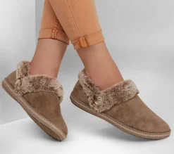 Slippers-SKECHERS Cozy Campfire - Fresh Toast TAUPE ESCURO