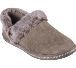 Slippers-SKECHERS Cozy Campfire - Fresh Toast TAUPE ESCURO