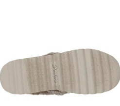 Calçado Sem Atacadores|Slippers-SKECHERS Cozy Up TAUPE