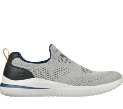 Calçado Sem Atacadores|Sapatilhas Casuais-SKECHERS Delson 3.0 - Fairfield CINZENTO