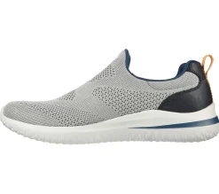 Calçado Sem Atacadores|Sapatilhas Casuais-SKECHERS Delson 3.0 - Fairfield CINZENTO