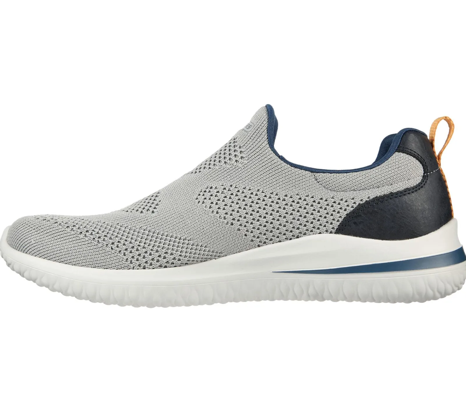Calçado Sem Atacadores|Sapatilhas Casuais-SKECHERS Delson 3.0 - Fairfield CINZENTO