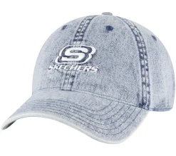 Acessórios Para A Cabeça|Acessórios-SKECHERS Embroidered Hat DENIM