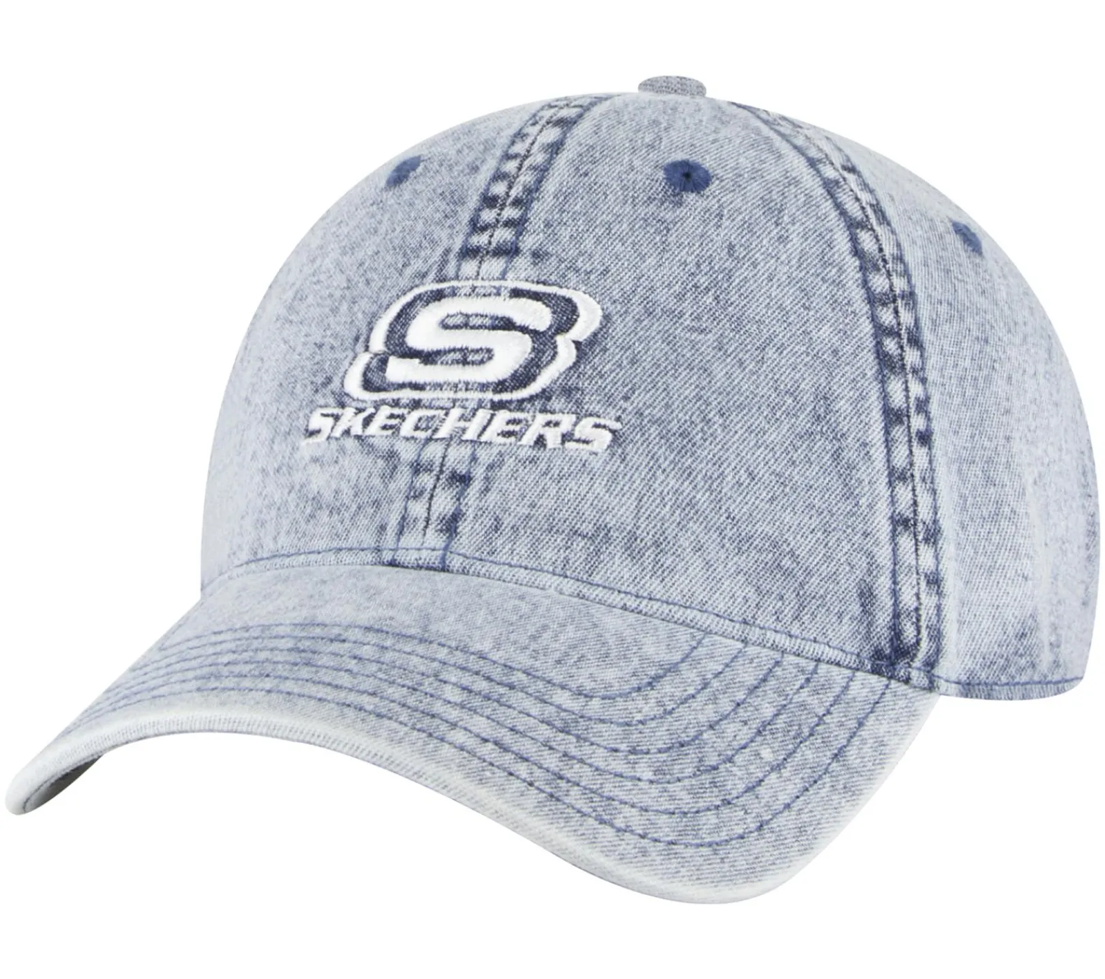 Acessórios Para A Cabeça|Acessórios-SKECHERS Embroidered Hat DENIM