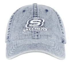 Acessórios Para A Cabeça|Acessórios-SKECHERS Embroidered Hat DENIM
