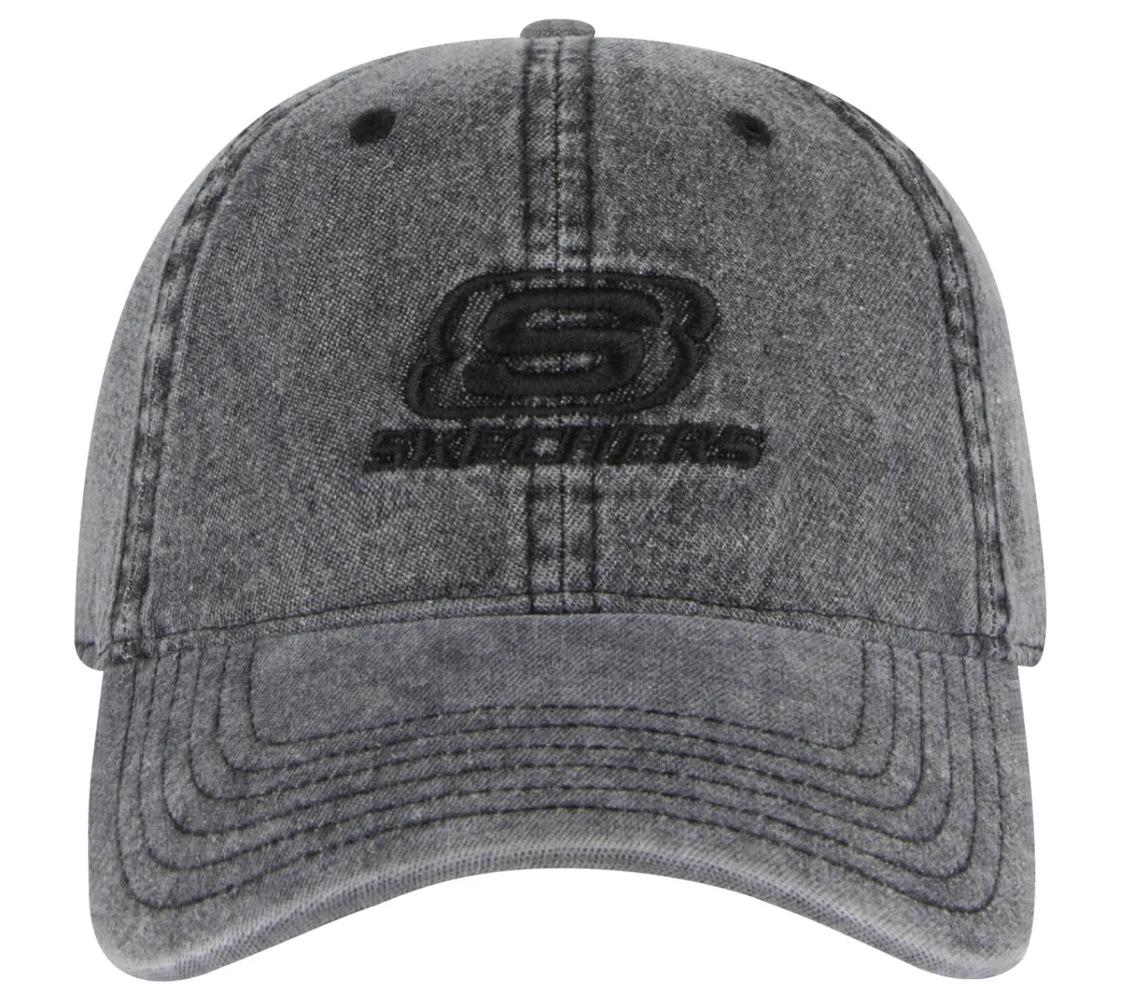 Acessórios Para A Cabeça-SKECHERS Denim Embroidered Hat PRETO