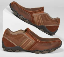 Sapatos Casual|Calçado Sem Atacadores-SKECHERS Diameter - Zinroy CASTANHO