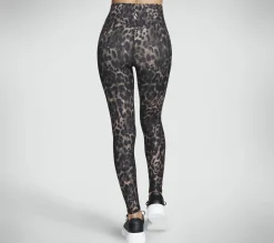 Calças|Partes De Baixo-SKECHERS Diamond Brushed Cheetah High Waisted Legging NATURAL / TAUPE