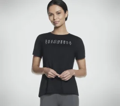 Partes De Cima|Partes De Cima-SKECHERS Diamond Legacy Tee PRETO