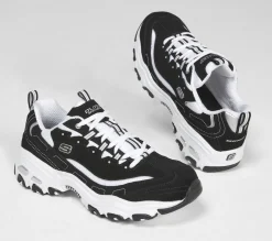 Sapatilhas-SKECHERS D'Lites PRETO / BRANCO