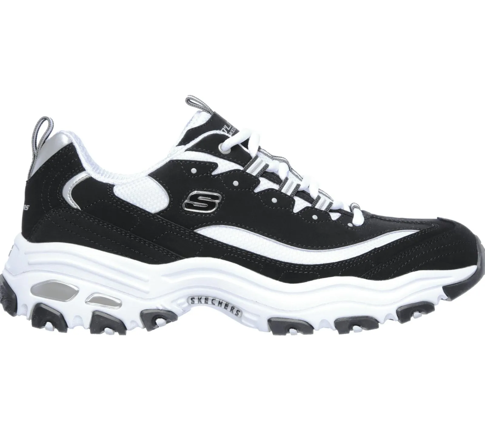Sapatilhas-SKECHERS D'Lites PRETO / BRANCO