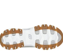 Com Atacadores|Sapatilhas-SKECHERS D'Lites - Popular Vote TAUPE / MULTICOR
