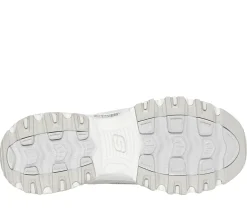 Com Atacadores|Sapatilhas Casuais-SKECHERS D'Lites - Golden Chic NATURAL / DOURADO