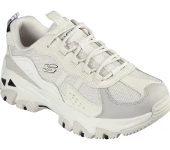 Com Atacadores|Sapatilhas Casuais-SKECHERS D'Lites Hiker NATURAL / MULTICOR