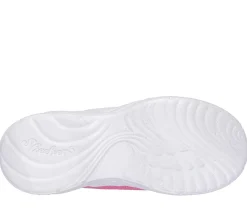 Calçado Sem Atacadores|Luzes-SKECHERS Dream Racer - Butterfly Express ROSA / TURQUESA