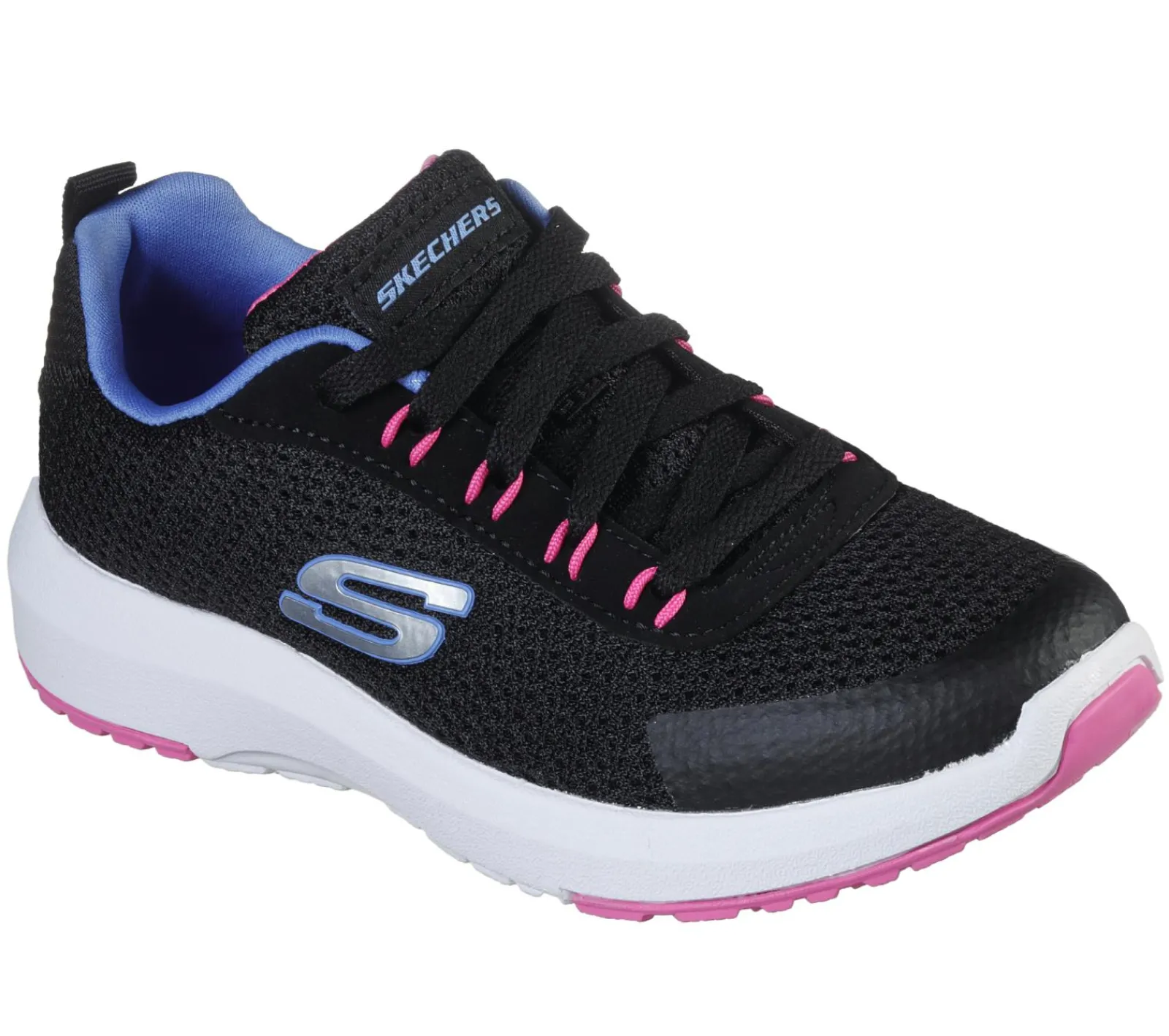 Com Atacadores|Sapatilhas-SKECHERS Dynamic Tread PRETO / MULTICOR
