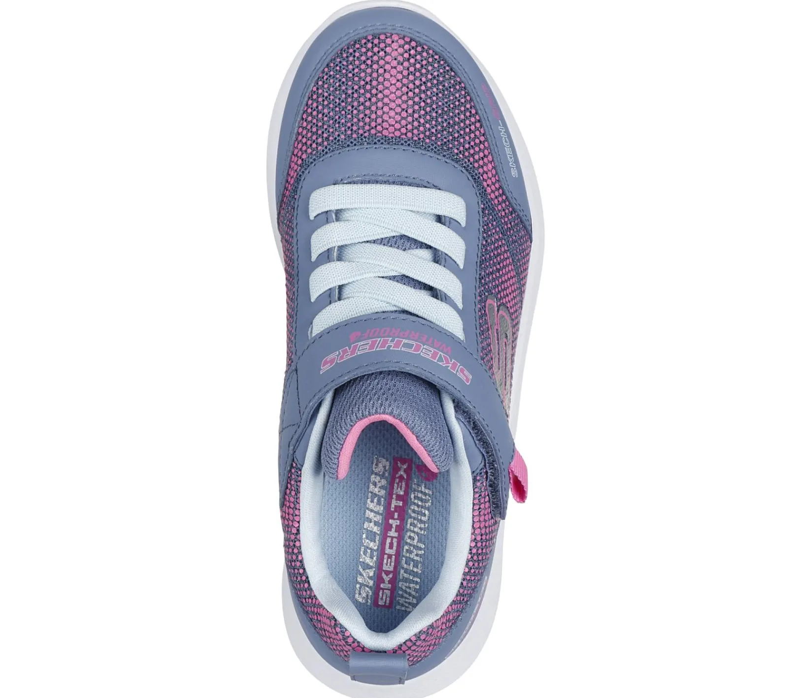 Com Atacadores|Sapatilhas-SKECHERS Dynamic Tread - Journey Time CARVÃO / ROSA