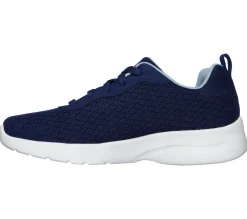 Com Atacadores|Sapatilhas-SKECHERS Dynamight 2.0 - Eye To Eye NAVY / AZUL CLARO