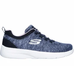 Calçado Sem Atacadores|Sapatilhas Casuais-SKECHERS Dynamight 2.0 - In A Flash NAVY / ROSA