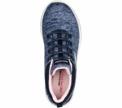 Calçado Sem Atacadores|Sapatilhas Casuais-SKECHERS Dynamight 2.0 - In A Flash NAVY / ROSA
