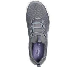 Calçado Sem Atacadores|Sapatilhas Casuais-SKECHERS Dynamight 2.0 - Real Smooth CINZENTO / LAVANDA