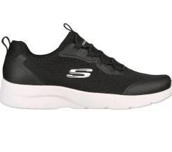 Calçado Sem Atacadores|Sapatilhas-SKECHERS Dynamight 2.0 - Social Orbit PRETO / BRANCO