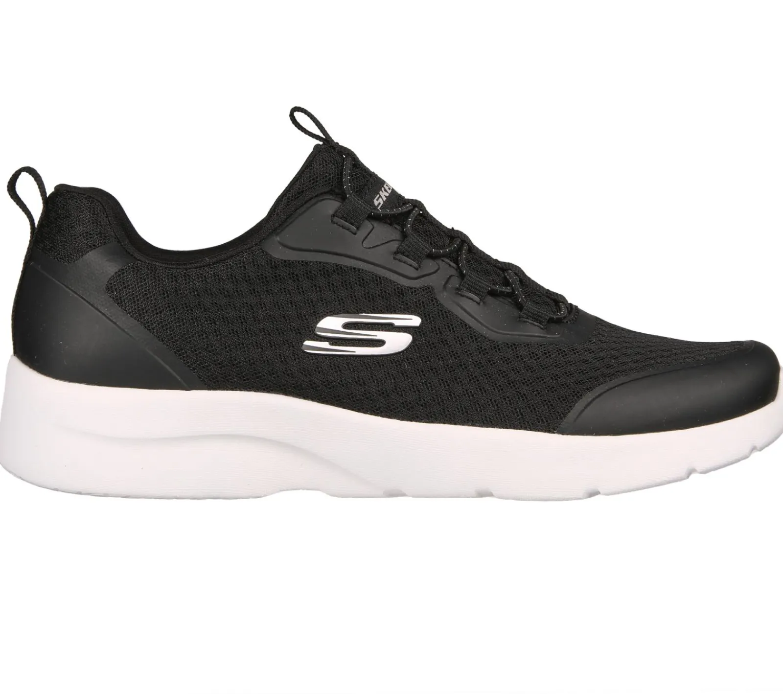 Calçado Sem Atacadores|Sapatilhas-SKECHERS Dynamight 2.0 - Social Orbit PRETO / BRANCO