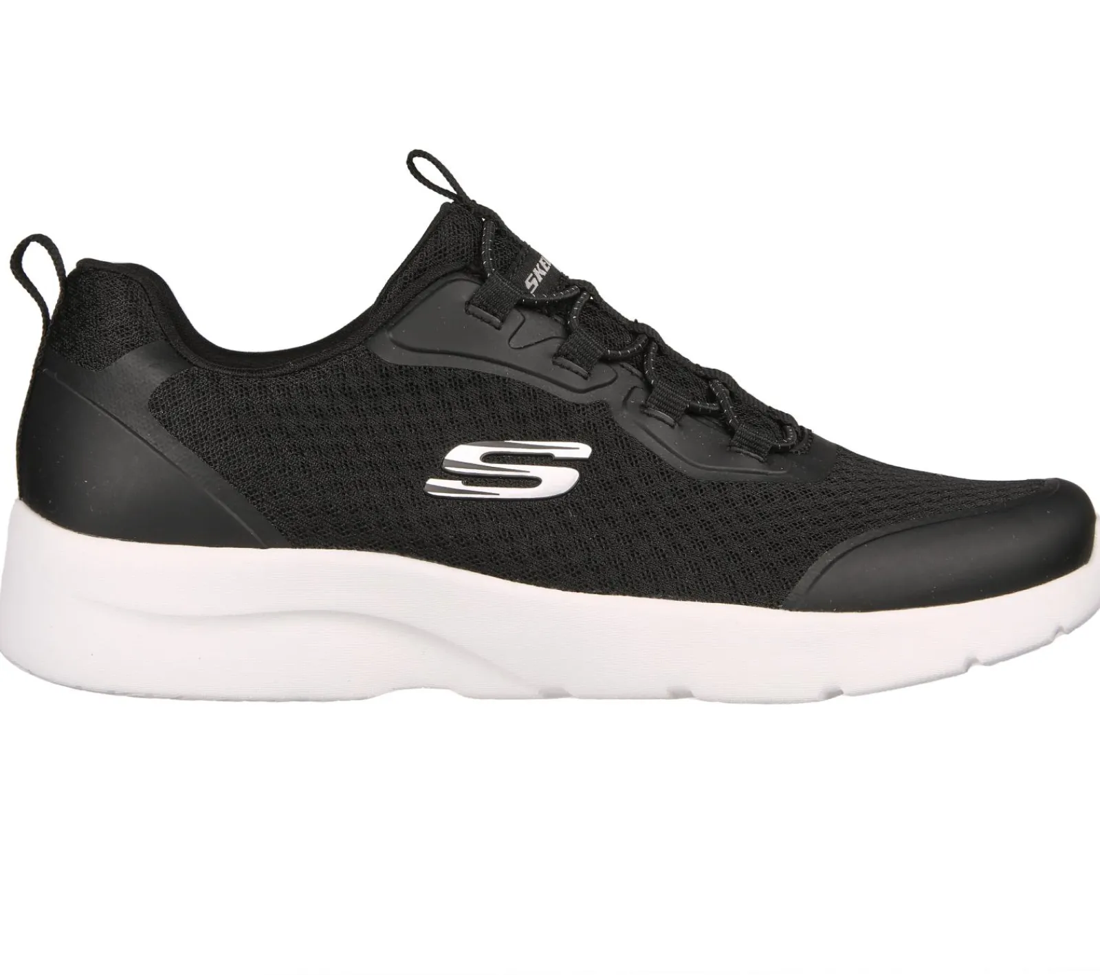 Calçado Sem Atacadores|Sapatilhas-SKECHERS Dynamight 2.0 - Social Orbit PRETO / BRANCO