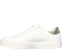Sapatos Rasos|Com Atacadores-SKECHERS Eden LX - Beaming Glory BRANCO / DOURADO