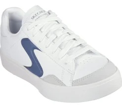 Com Atacadores|Sapatilhas Casuais-SKECHERS Eden LX - Slick Talk BRANCO / NAVY
