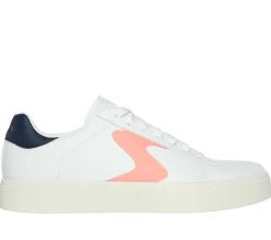 Sapatos Rasos|Com Atacadores-SKECHERS Eden LX - Top Grade BRANCO / NAVY