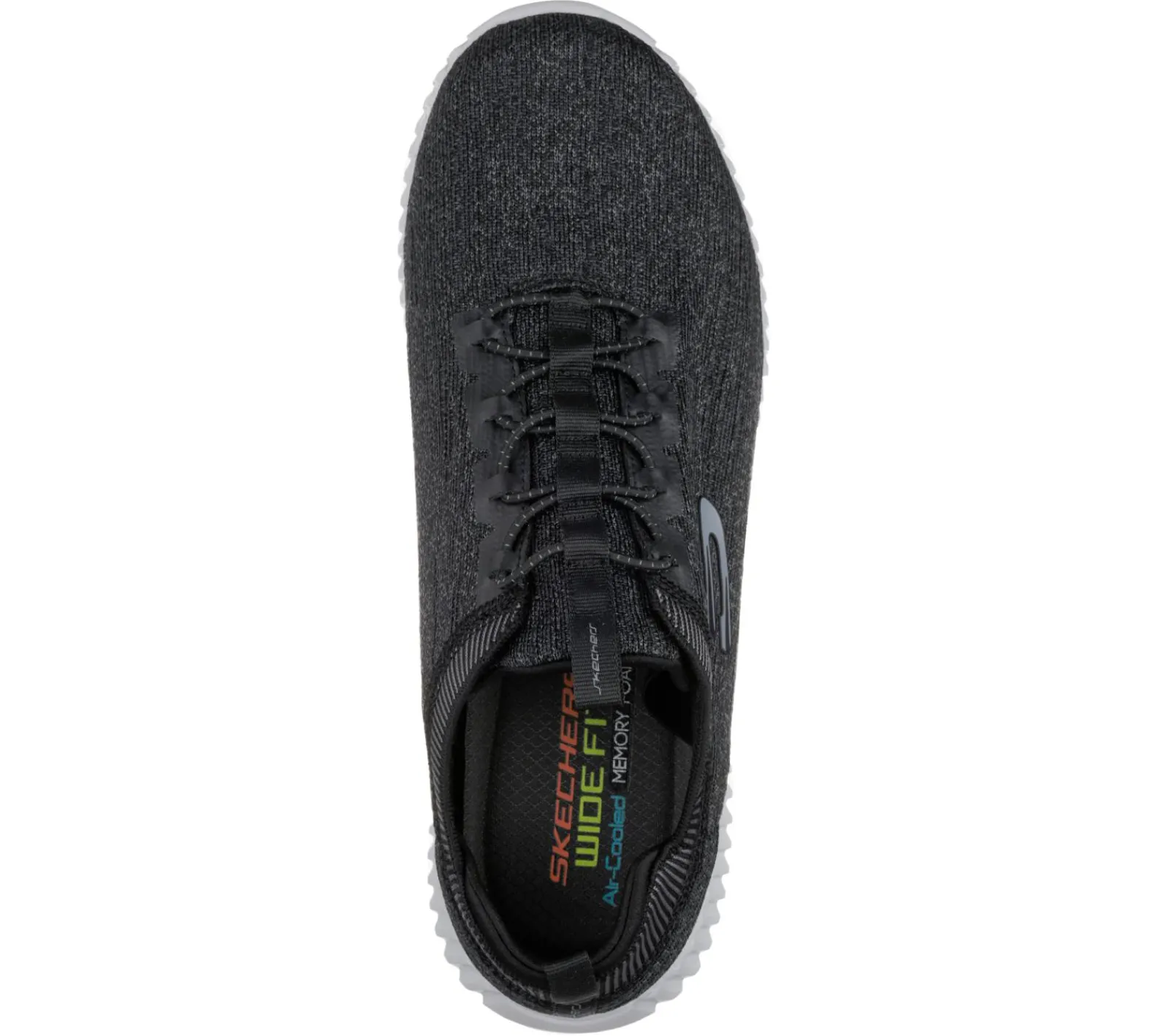 Calçado Sem Atacadores|Sapatilhas Casuais-SKECHERS Elite Flex - Hartnell PRETO / CINZENTO