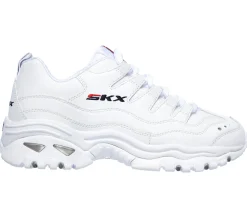 Com Atacadores|Sapatilhas Casuais-SKECHERS Energy - Timeless Vision BRANCO
