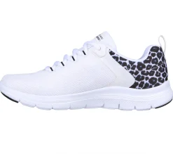 Com Atacadores|Sapatilhas-SKECHERS Flex Advantage 4.0 - Wild Ballad BRANCO / LEOPARDO