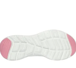 Com Atacadores|Sapatilhas Casuais-SKECHERS Flex Appeal 5.0 BRANCO / ROSA / AZUL