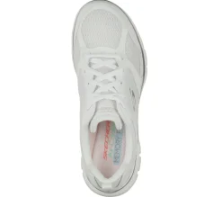 Com Atacadores|Sapatilhas-SKECHERS Flex Appeal 4.0 - Active Flow BRANCO