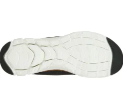 Com Atacadores|Sapatilhas-SKECHERS Flex Appeal 4.0 - Brilliant View PRETO / DOURADO ROSA