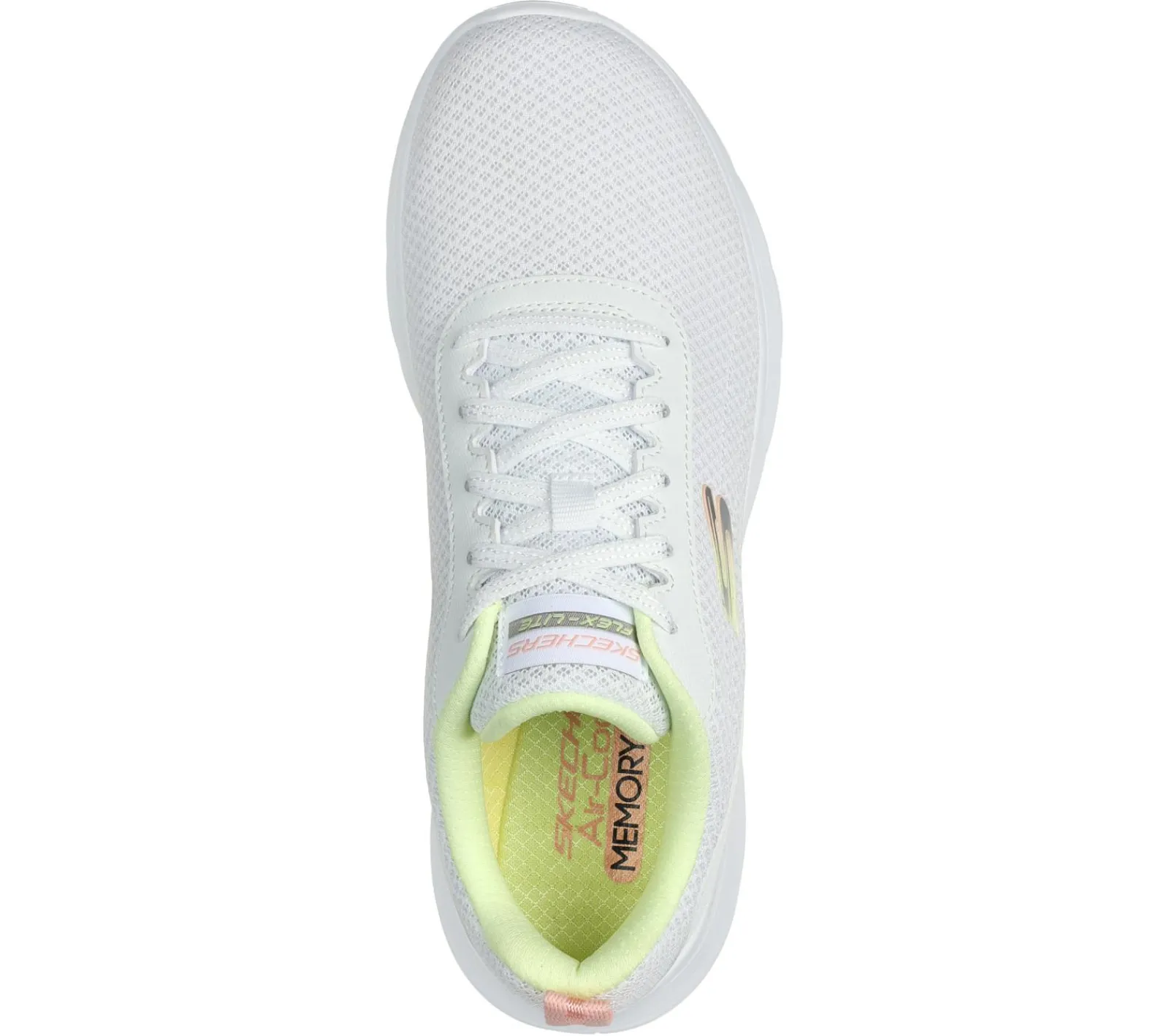 Com Atacadores|Sapatilhas Casuais-SKECHERS Flex Appeal 5.0 - New Thrive BRANCO / MULTICOR