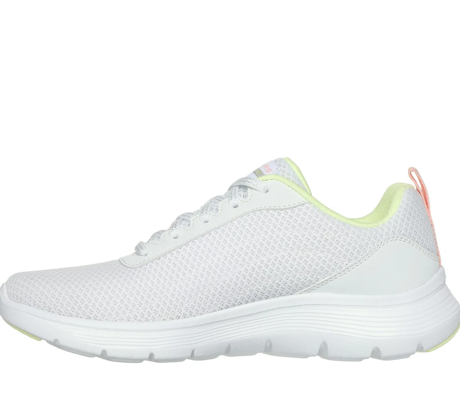 Com Atacadores|Sapatilhas Casuais-SKECHERS Flex Appeal 5.0 - New Thrive BRANCO / MULTICOR