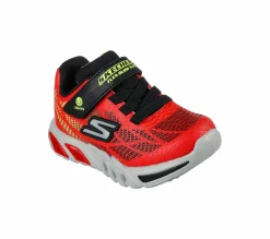 Calçado Sem Atacadores|Luzes-SKECHERS Flex-Glow Elite - Vorlo VERMELHO / PRETO