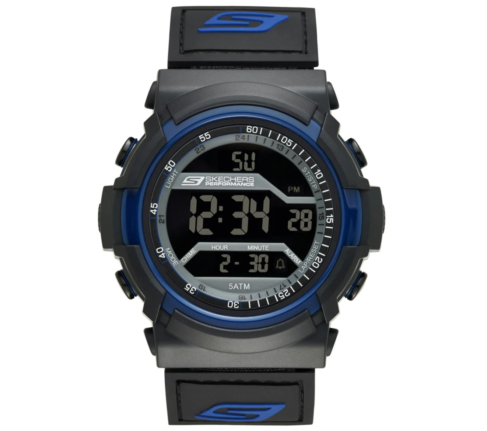 Relógios|Acessórios-SKECHERS Flournoy Watch PRETO / AZUL