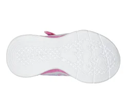 Calçado Sem Atacadores|Luzes-SKECHERS Flutter Heart Lights - Kind Spirit LAVANDA / ROSA CHOQUE