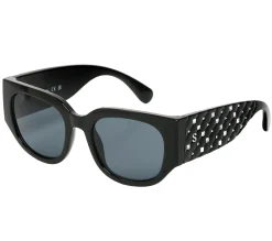 Óculos De Sol-SKECHERS Geometric Sunglasses PRETO