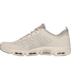 Com Atacadores|Sapatilhas Casuais-SKECHERS Glide-Step Gratify - Lume NATURAL