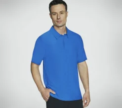 Partes De Cima|Partes De Cima-SKECHERS GO DRI All Day Polo AZUL / VERDE