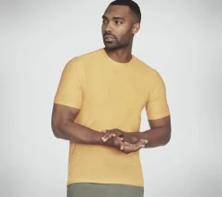Partes De Cima|Partes De Cima-SKECHERS GO DRI All Day Tee LARANJA / AMARELO