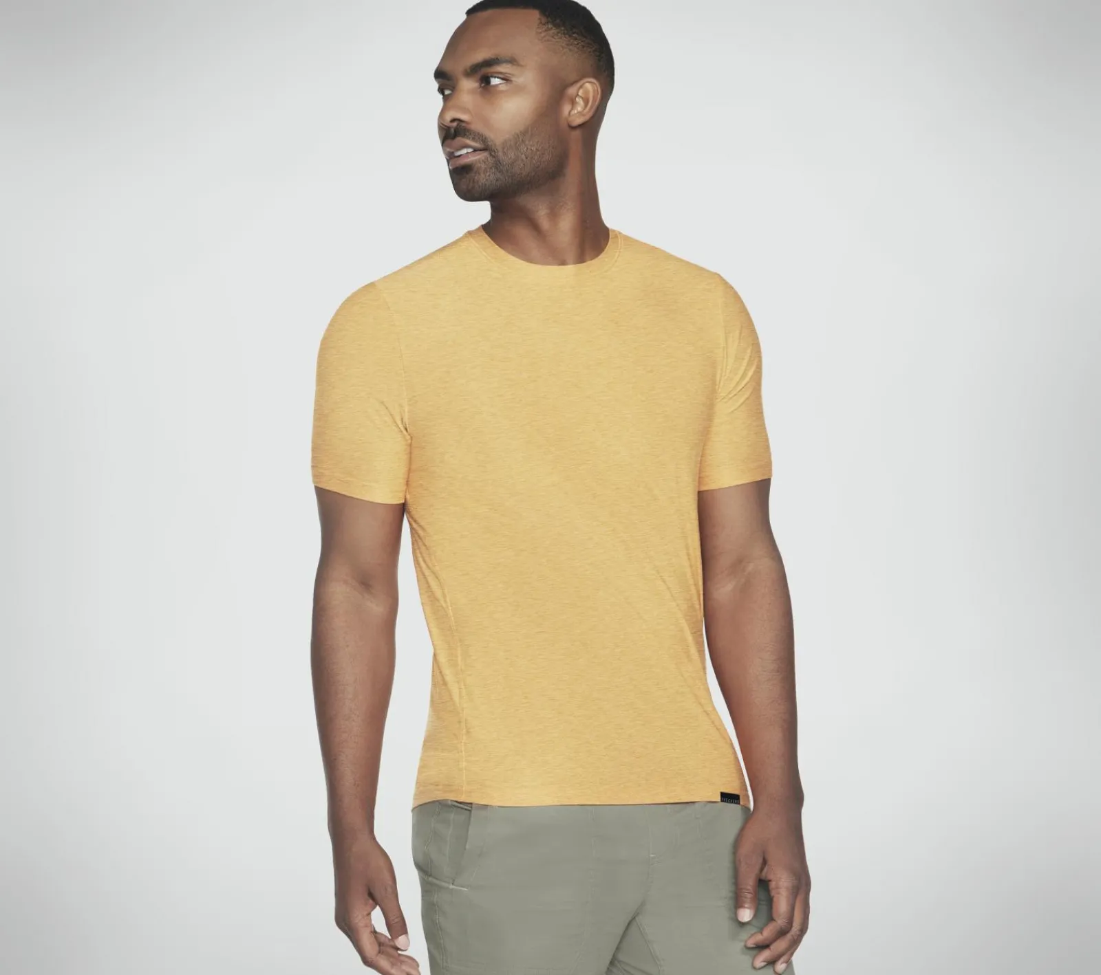 Partes De Cima|Partes De Cima-SKECHERS GO DRI All Day Tee LARANJA / AMARELO